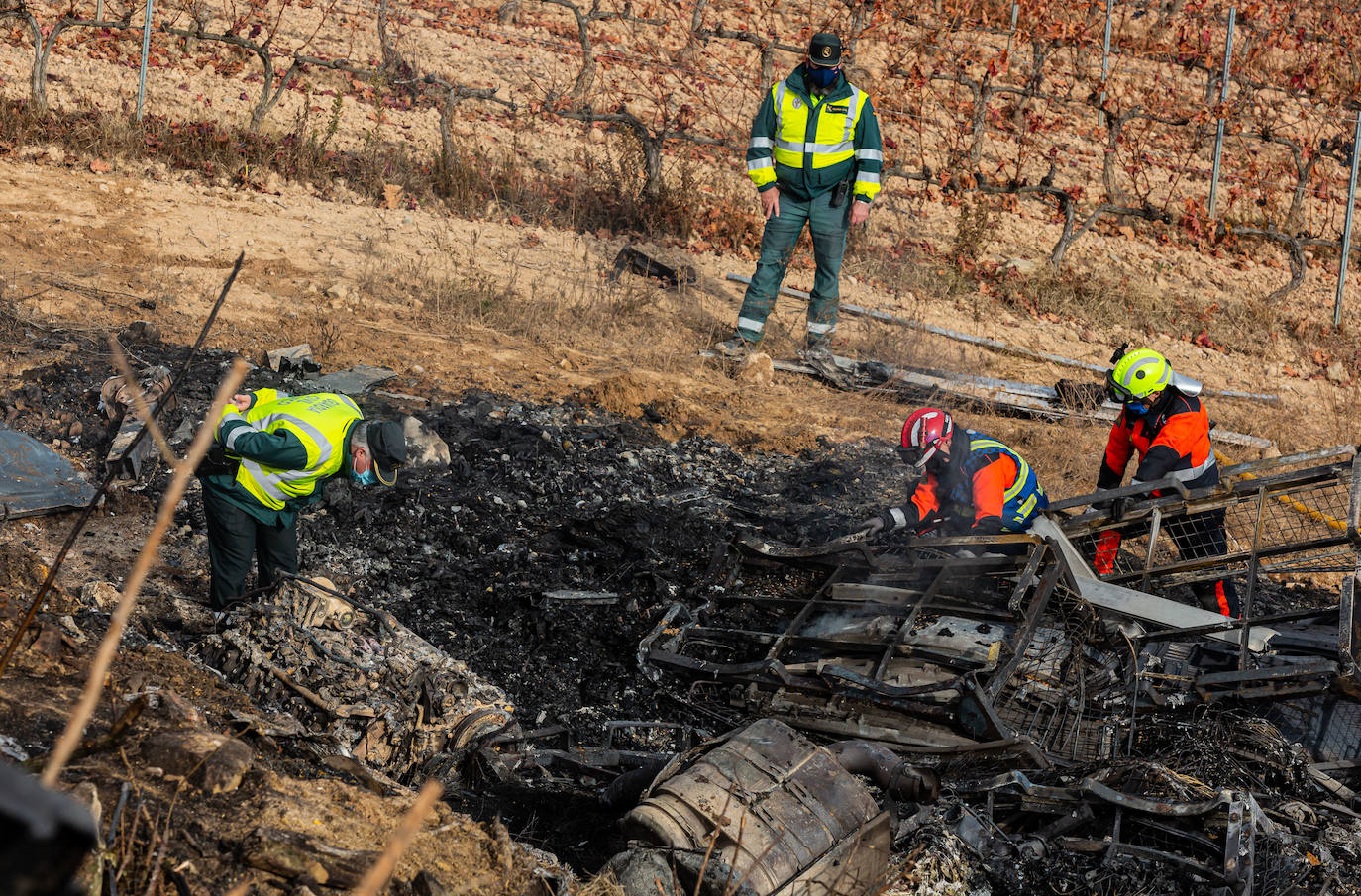 En este terrible suceso, los bomberos han tardado cinco horas en hallar el cuerpo de la víctima