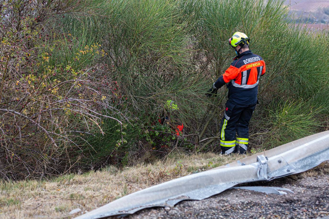 En este terrible suceso, los bomberos han tardado cinco horas en hallar el cuerpo de la víctima