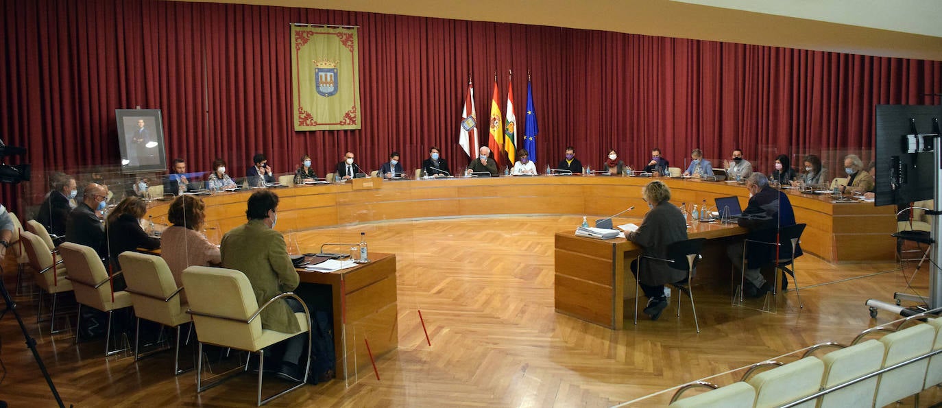 Fotos: El debate del pleno de Logroño