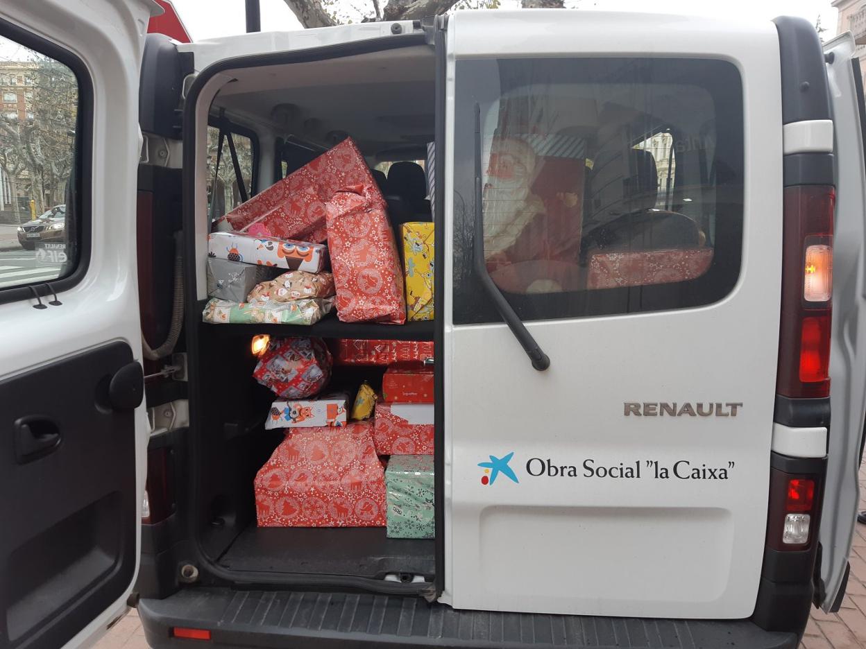 Regalos repartidos gracias a la iniciativa solidaria. 