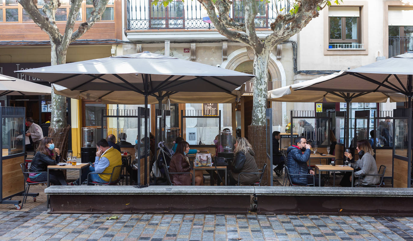 Un mes después los establecimientos hosteleros de la capital riojana han podido retomar la actividad