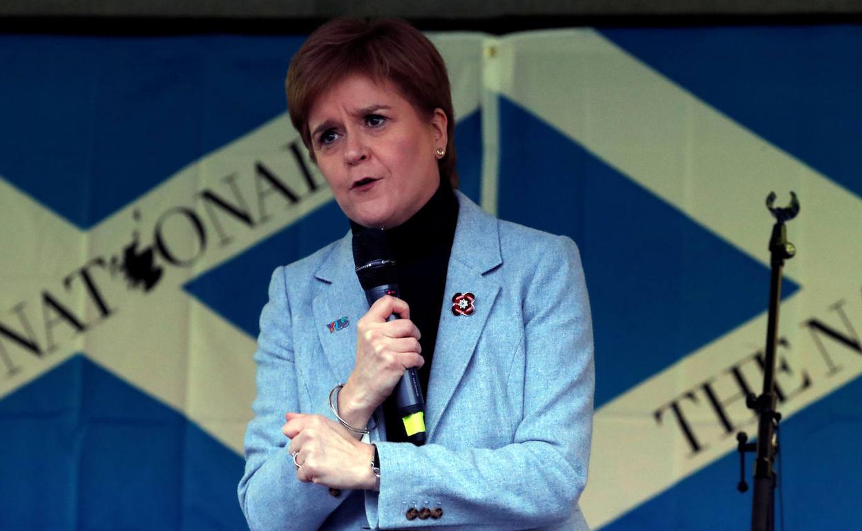 La ministra principal de Escocia, Nicola Sturgeon