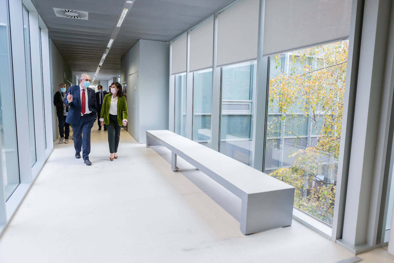 Visita de la presidenta del Gobierno de La Rioja a la nueva sala de vistas del Juzgado de Violencia sobre la Mujer.