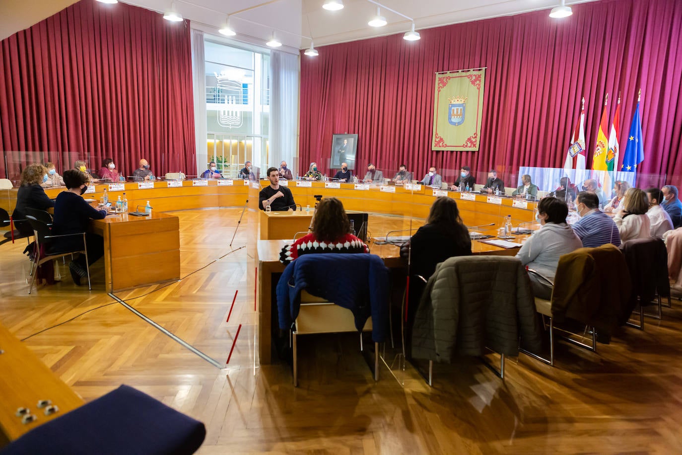 Celebración del pleno con motivo del Día de la Discapacidad.