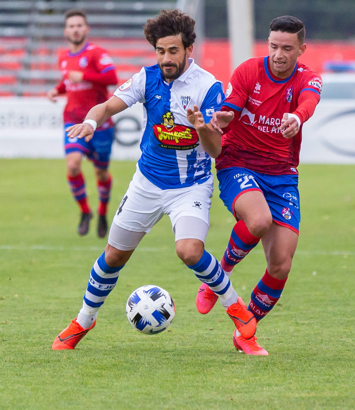 Los riojabajeños han ganado al Ejea con un gol de Cristian. 