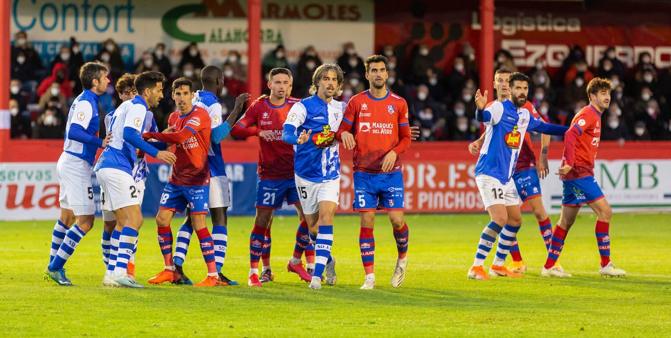 Los riojabajeños han ganado al Ejea con un gol de Cristian. 