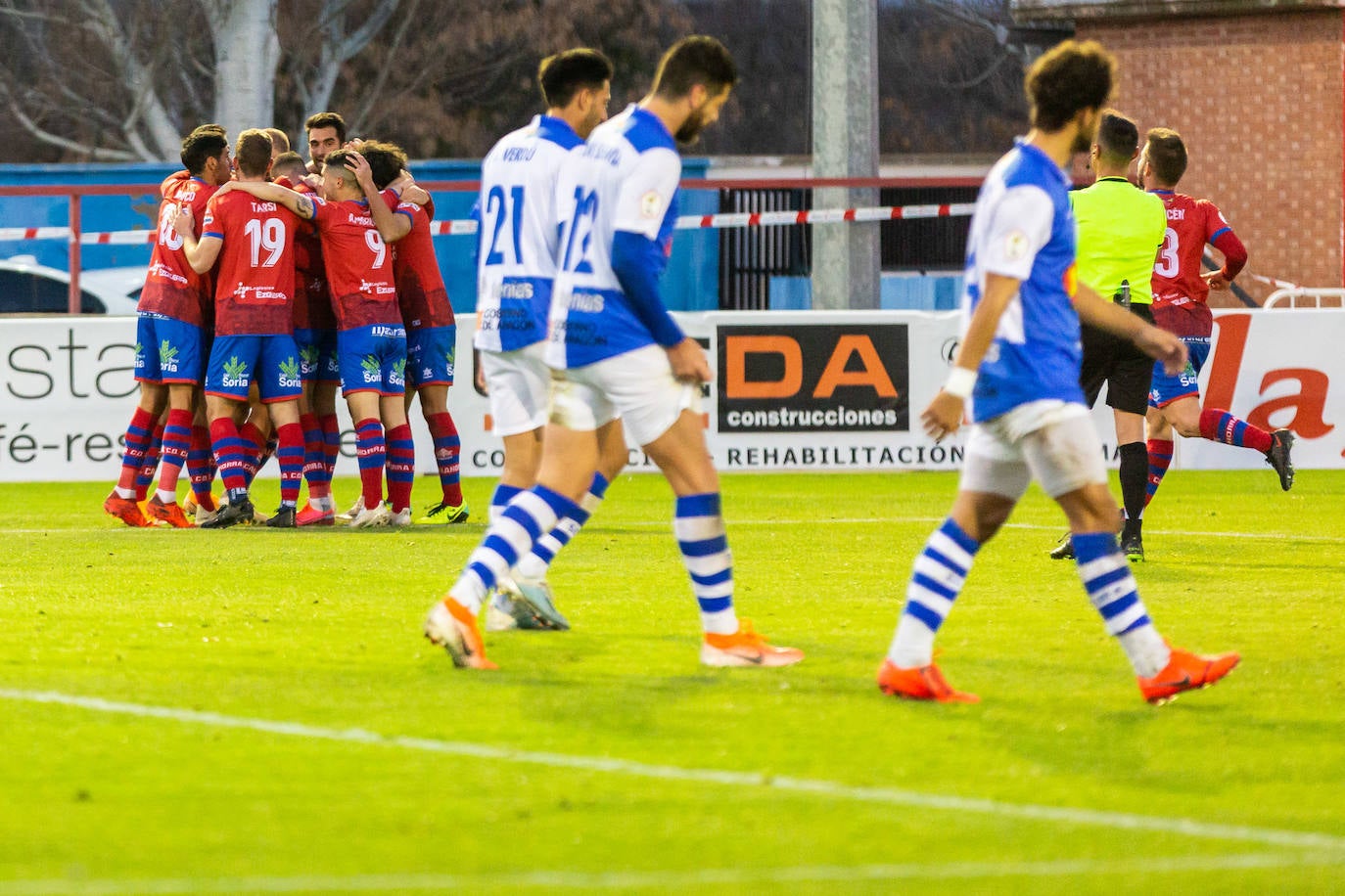 Los riojabajeños han ganado al Ejea con un gol de Cristian. 