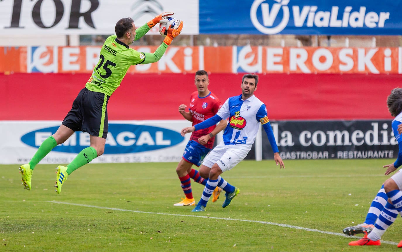 Los riojabajeños han ganado al Ejea con un gol de Cristian. 