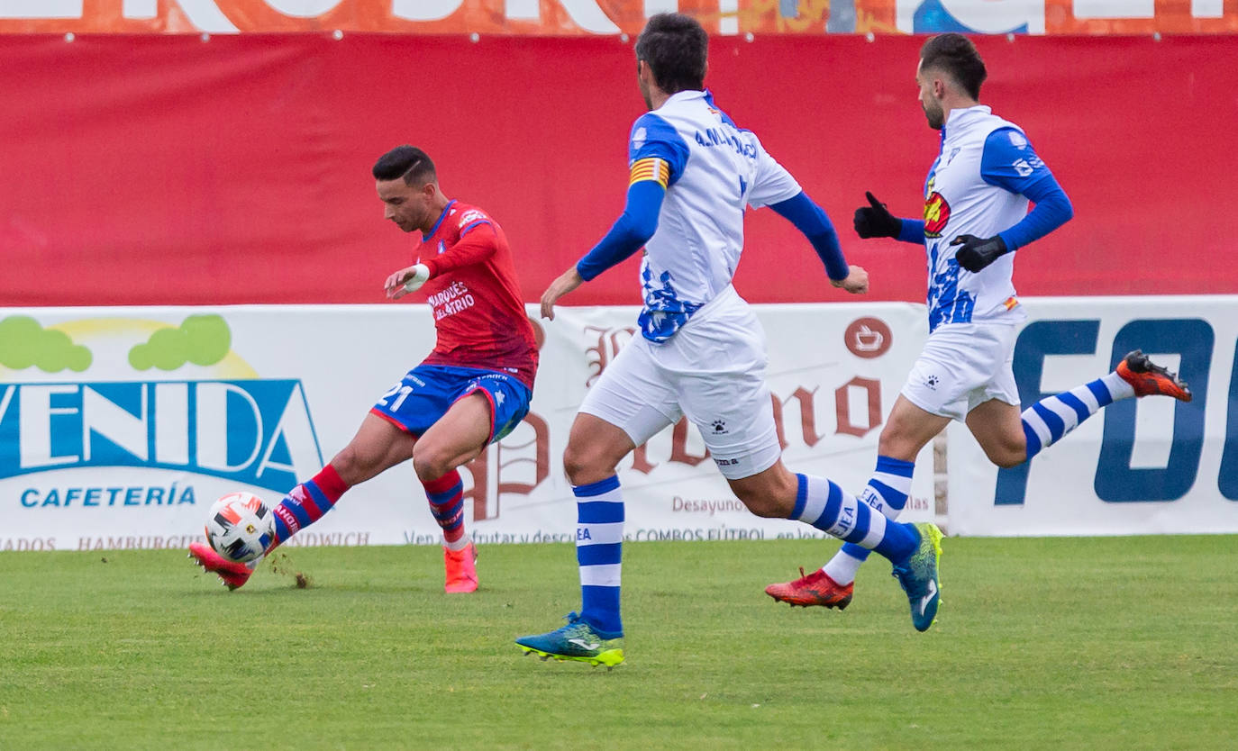 Los riojabajeños han ganado al Ejea con un gol de Cristian. 