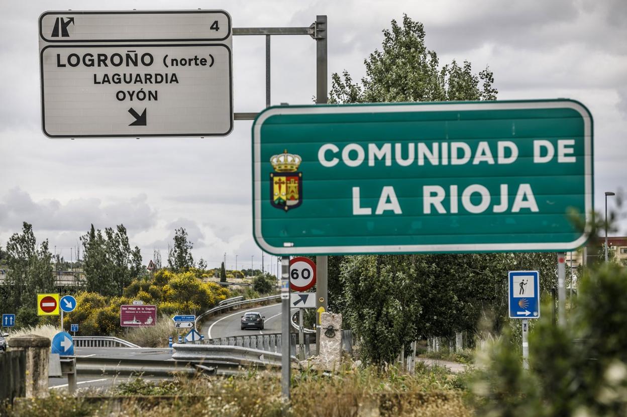 Límite territorial entre La Rioja y la provincia vasca de Álava. 