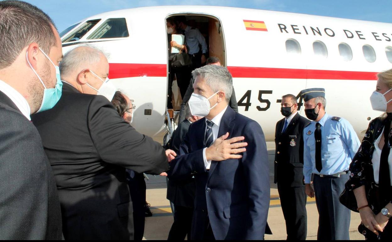 Fernando Grande-Marlaska visita a su homólogo marroquí el pasado 20 de noviembre.