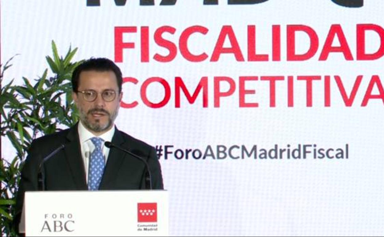 Javier Fernández-Lasquetty, consejero de Hacienda de la Comunidad de Madrid 