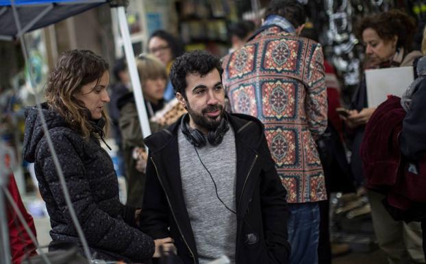 Paco Caballero, durante el rodaje de 'Perdiendo el este'.