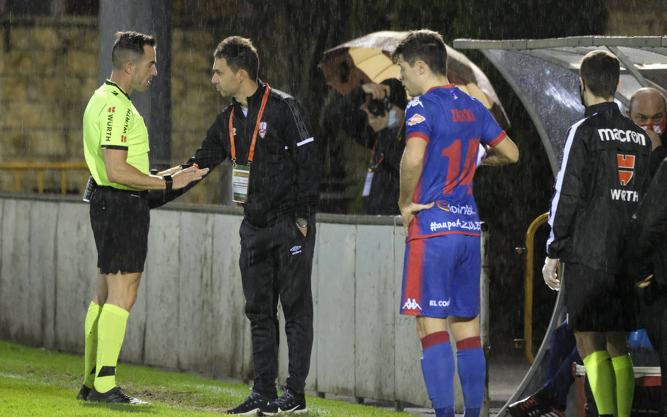 Los blanquirrojos se despiden de la Copa tras perder contra el Amorebieta.