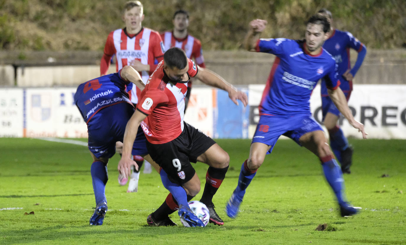 Los blanquirrojos se despiden de la Copa tras perder contra el Amorebieta.