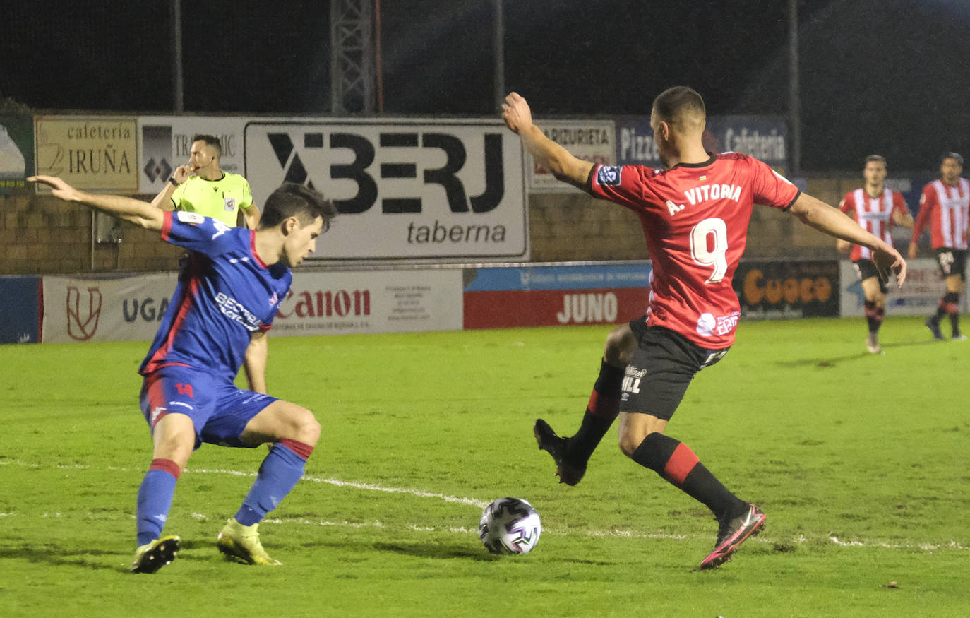 Los blanquirrojos se despiden de la Copa tras perder contra el Amorebieta.