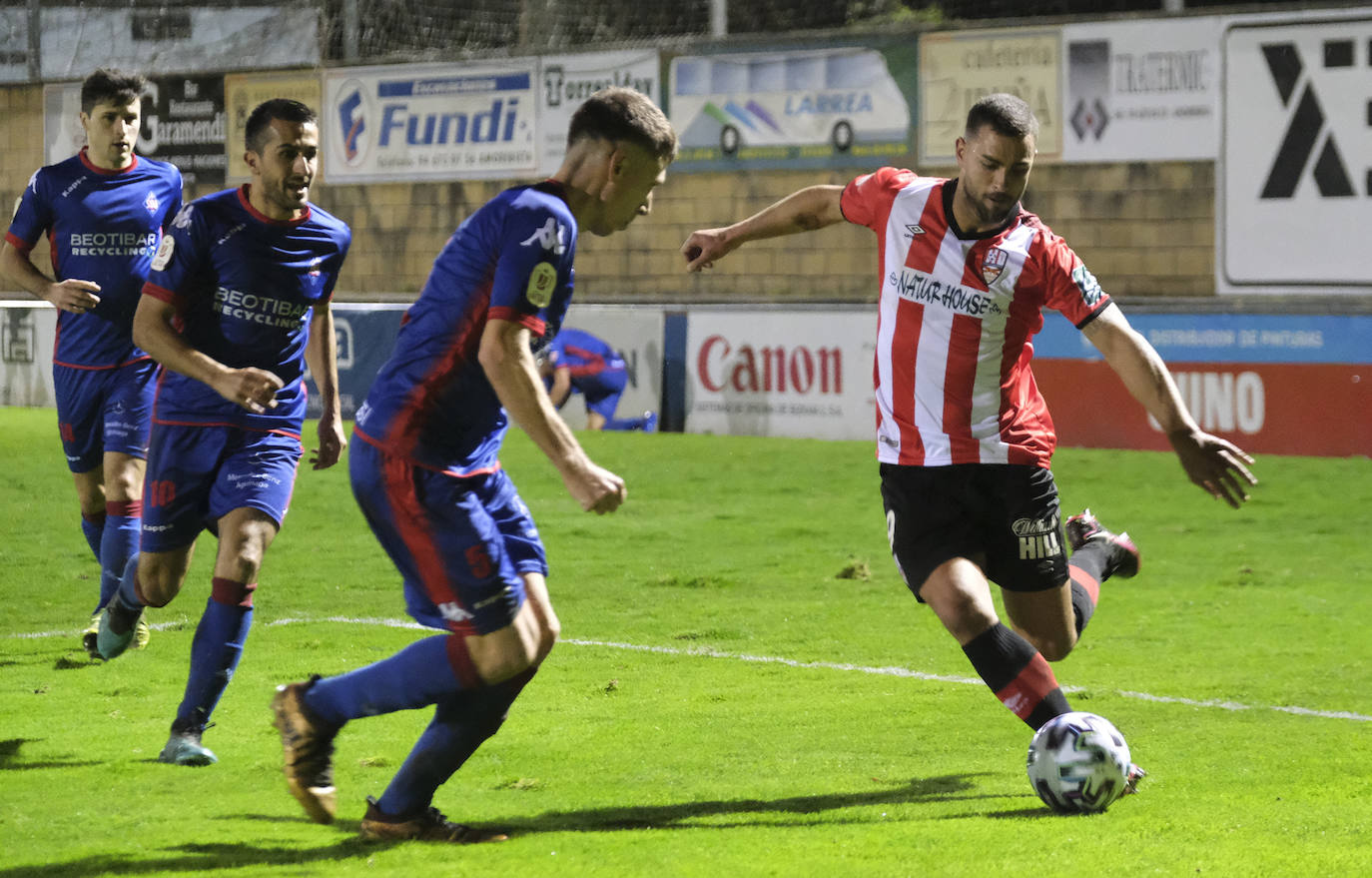 Los blanquirrojos se despiden de la Copa tras perder contra el Amorebieta.