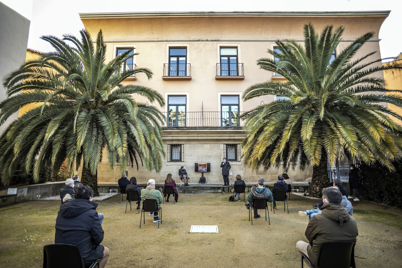 Inauguración de la exposición 'Arquitecturas en La Rioja'.