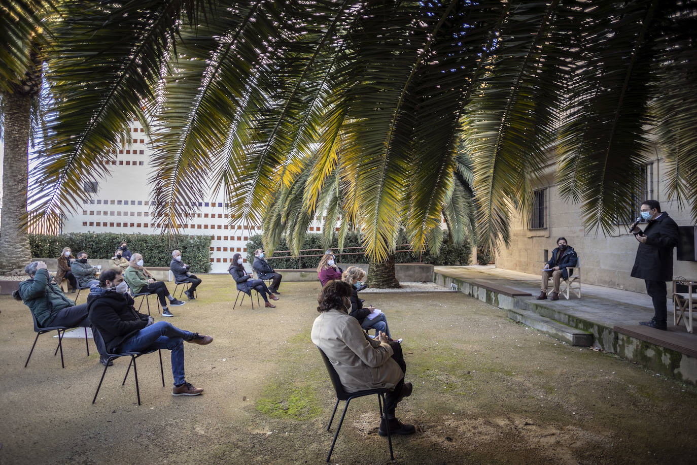 Inauguración de la exposición 'Arquitecturas en La Rioja'.