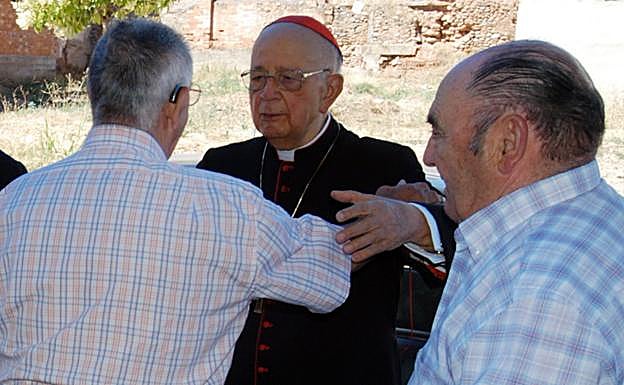Las exequias del cardenal Martínez Somalo en Baños se celebrarán la próxima semana