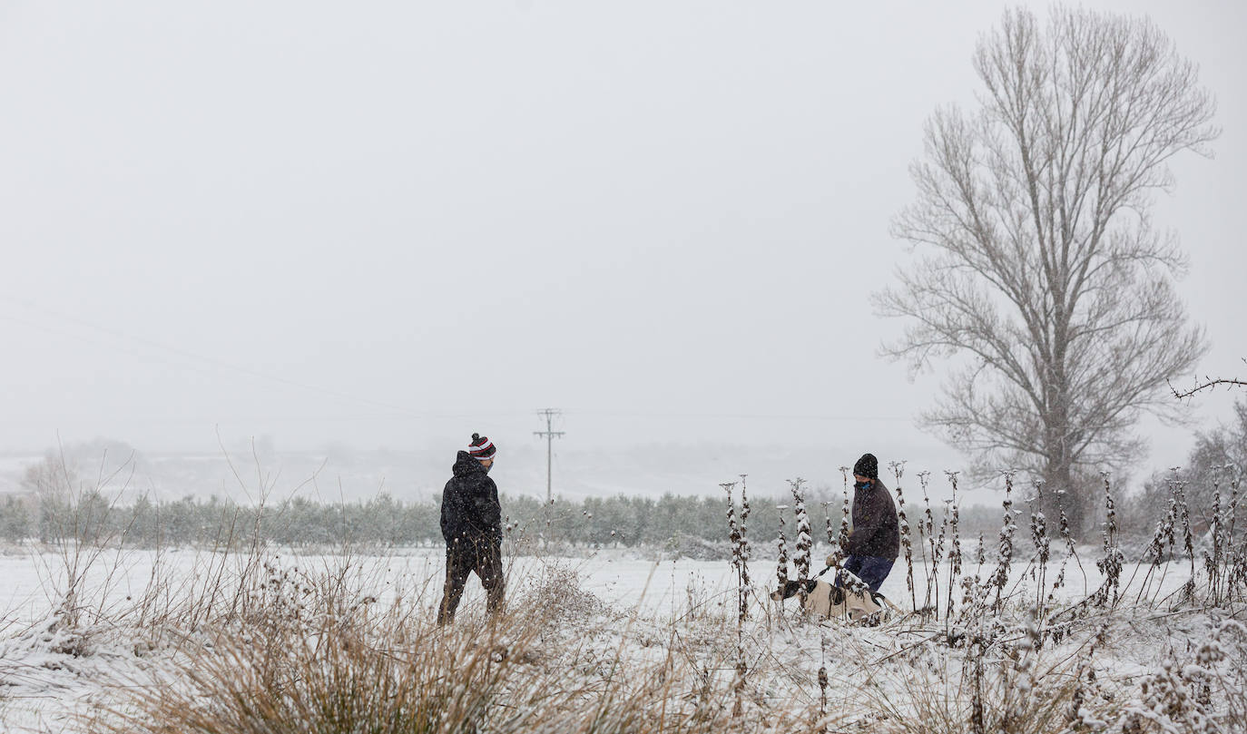 Fotos: Jornada de nieve en Uruñuela