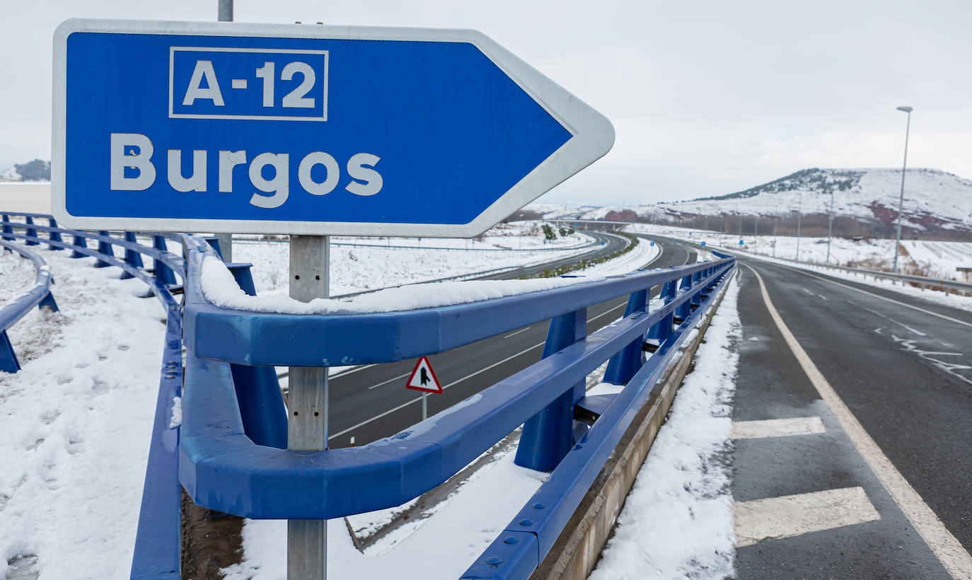 Fotos: Así han lucido este domingo las carreteras riojanas