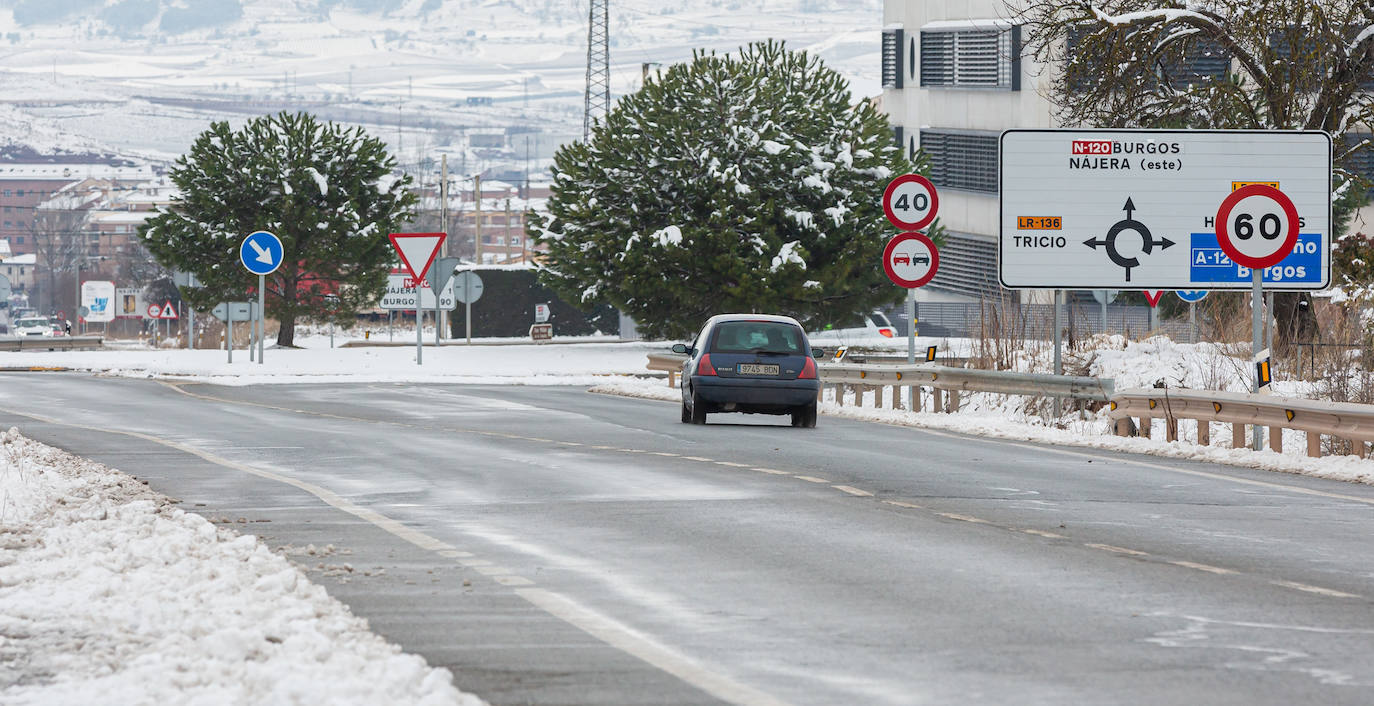 Fotos: Así han lucido este domingo las carreteras riojanas