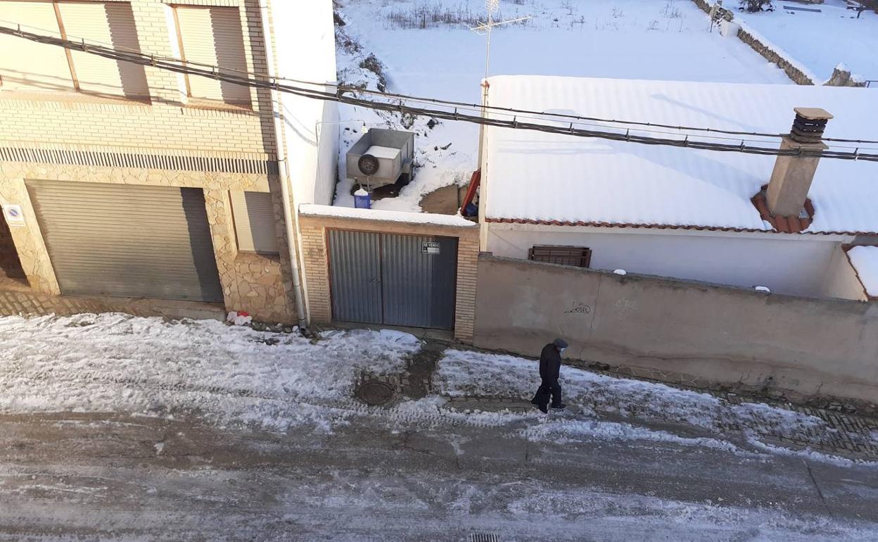 Calles heladas en Cervera