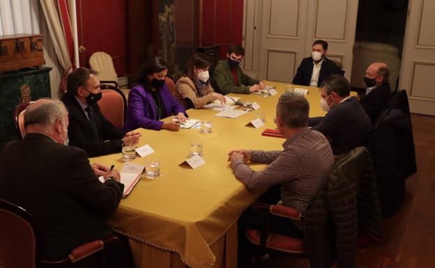 Imagen de la reunión del Consejo Riojano de Diálogo Social. 