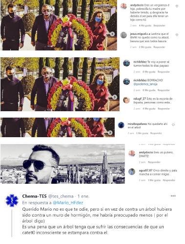 Fotos: Las amenazas que ha recibido Mario Herrera