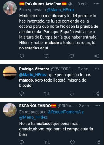 Fotos: Las amenazas que ha recibido Mario Herrera