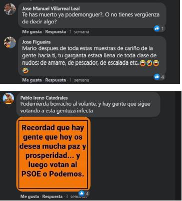 Fotos: Las amenazas que ha recibido Mario Herrera