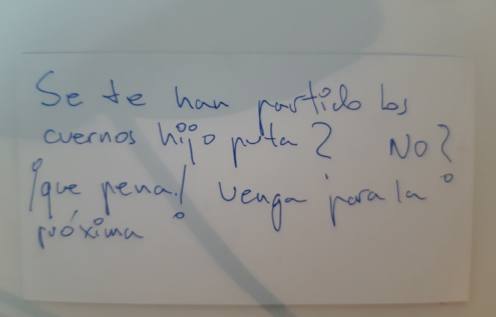 Fotos: Las amenazas que ha recibido Mario Herrera