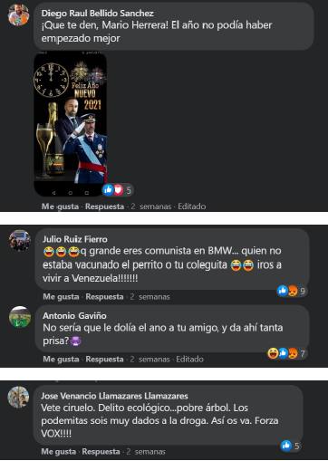 Fotos: Las amenazas que ha recibido Mario Herrera