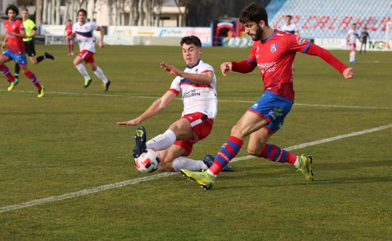 Un lance del partido. 