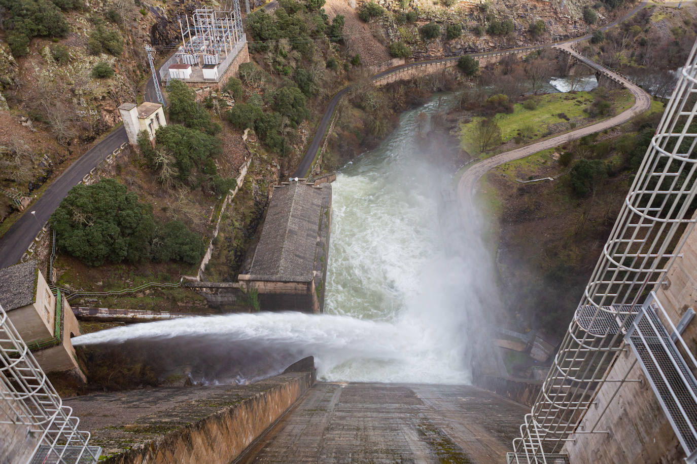 El embalse de Mansilla roza ya el 90 por ciento de su capacidad