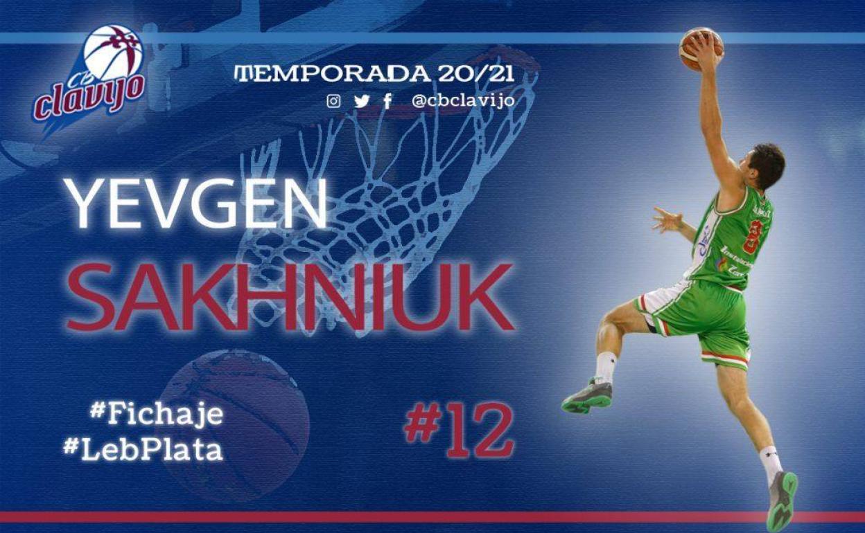 El Reina Yogur incorpora al pívot ucraniano Yevgen Sakhniuk