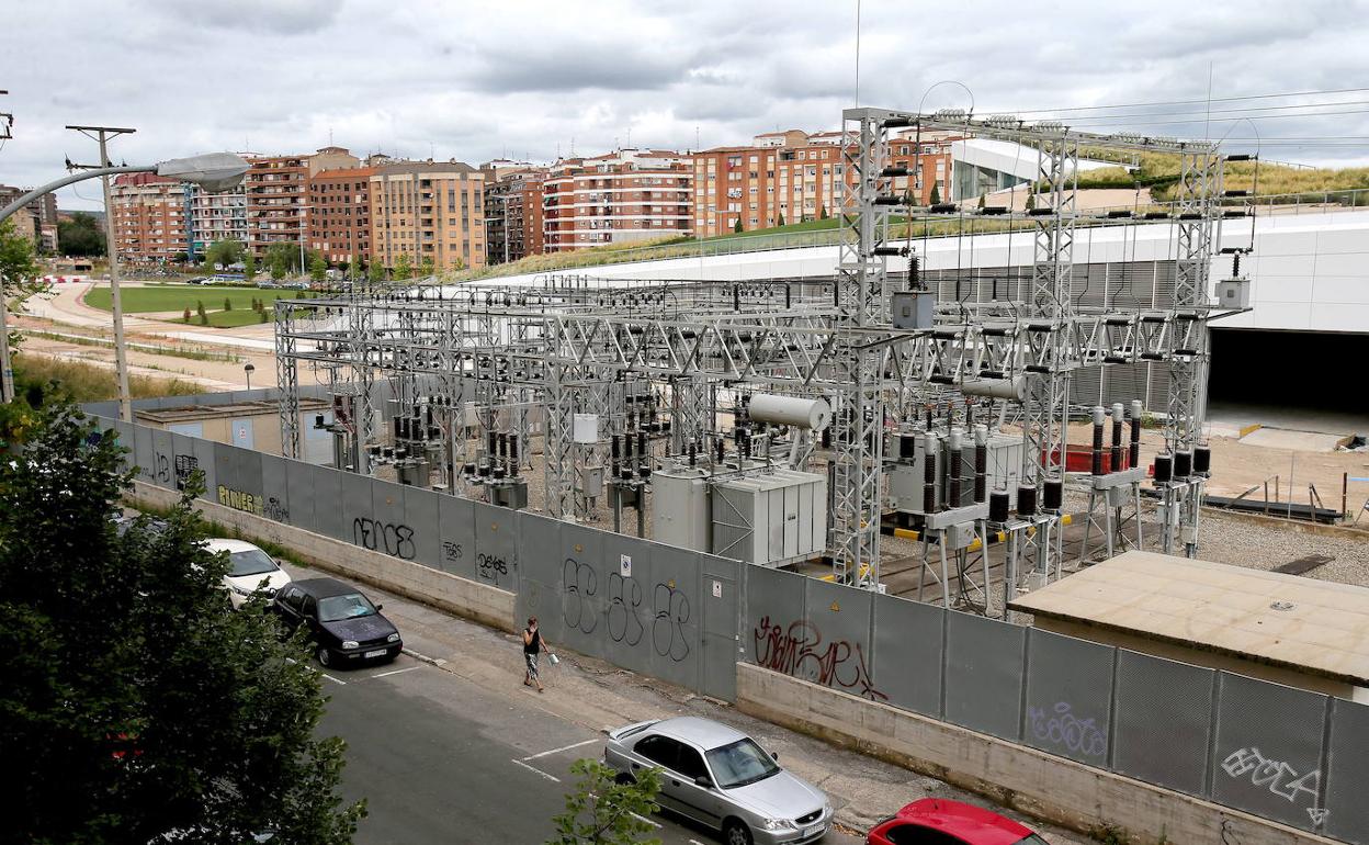 Subestación eléctrica de Cascajos. 