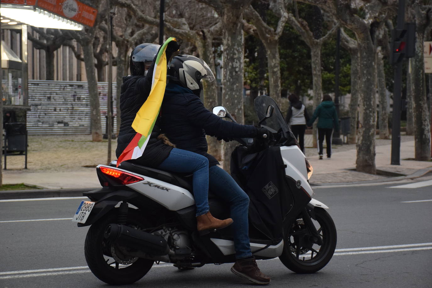 Fotos: Caravana de protesta en Logroño