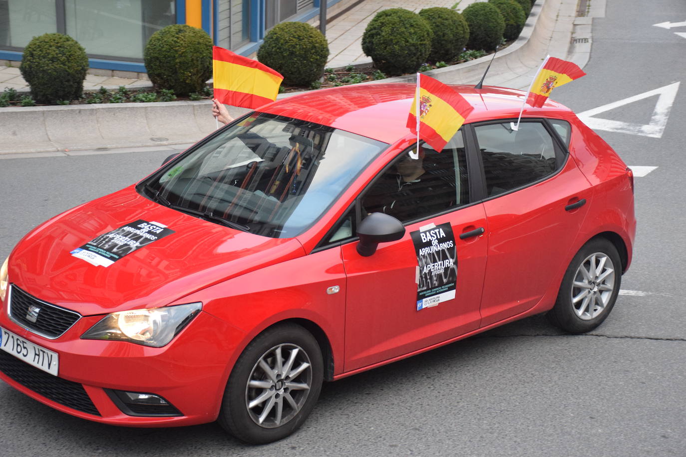 Fotos: Caravana de protesta en Logroño