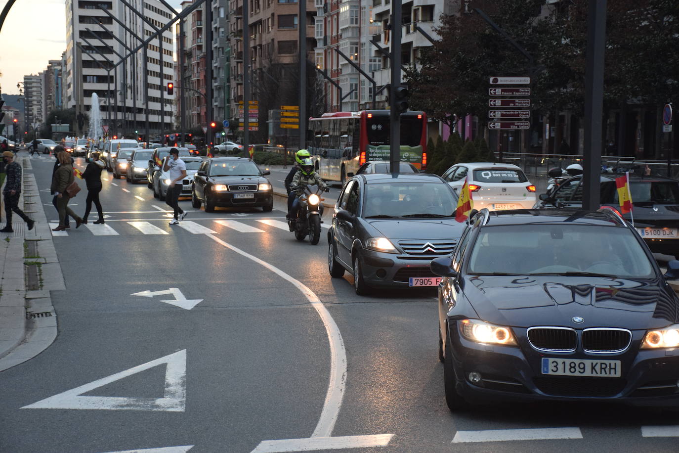 Fotos: Caravana de protesta en Logroño