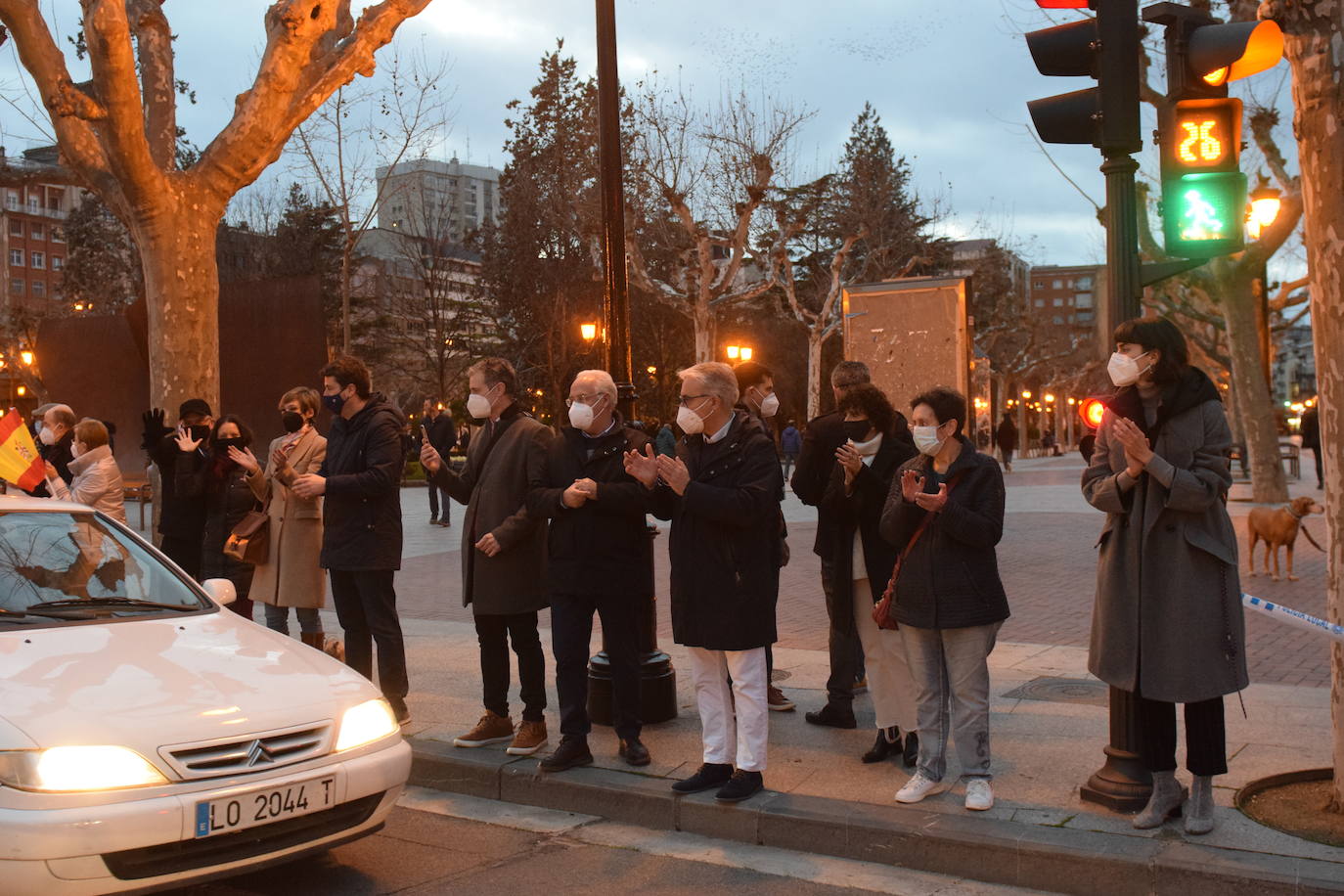 Fotos: Caravana de protesta en Logroño