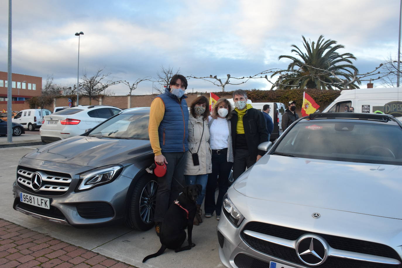 Fotos: Caravana de protesta en Logroño