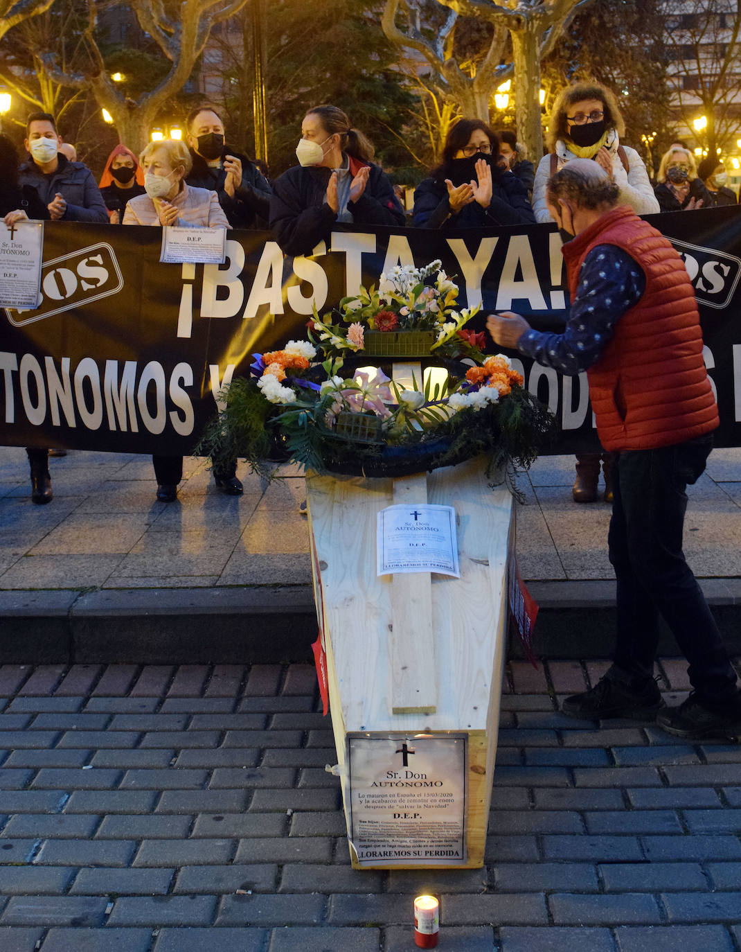 Fotos: Caravana de protesta en Logroño