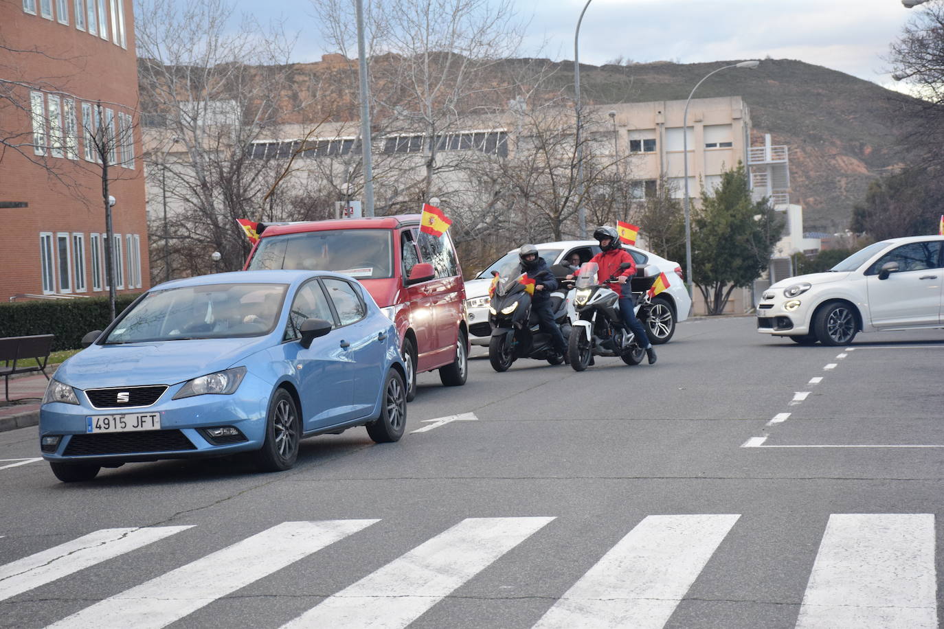 Fotos: Caravana de protesta en Logroño