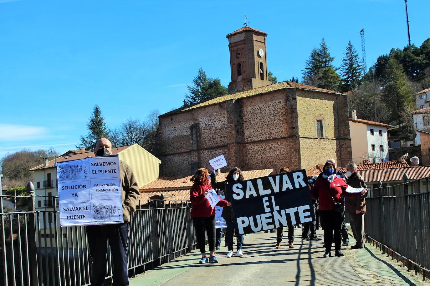 Fotos: Una manifestación de altura