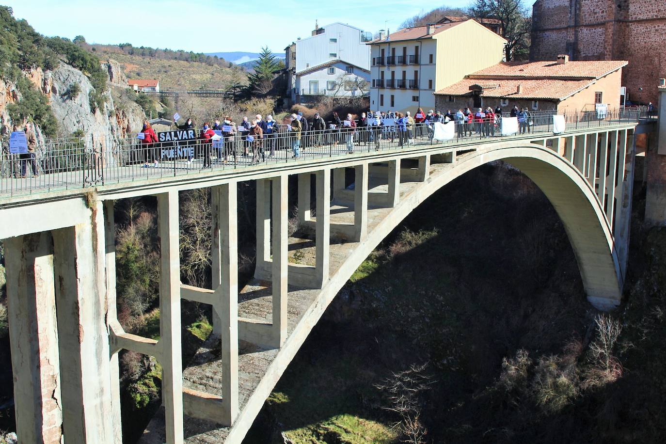 Fotos: Una manifestación de altura