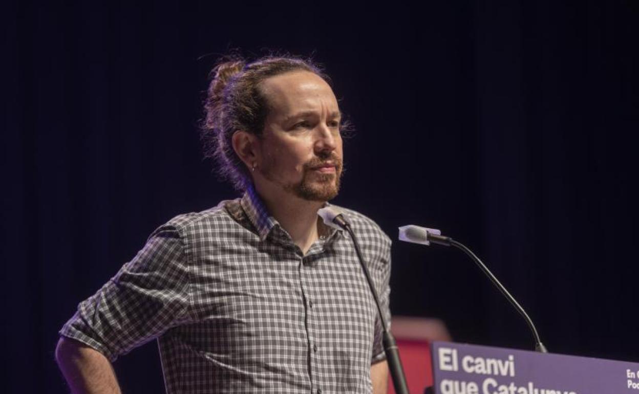 El vicepresidente segundo y líder de Podemos, Pablo Iglesias