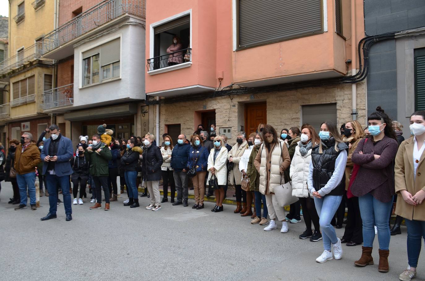 Fotos: Concentración en Azagra contra la violencia de género