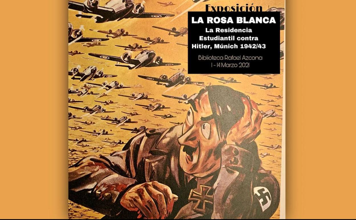 La Biblioteca Rafael Azcona acoge una exposición sobre el movimiento 'La Rosa blanca' contra el nazismo